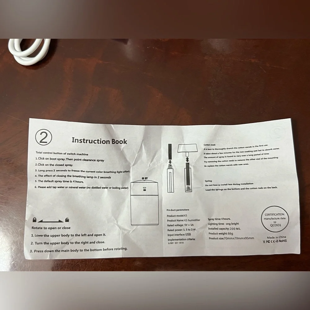 New Portable Mini Humidifier - Picture 3 of 11